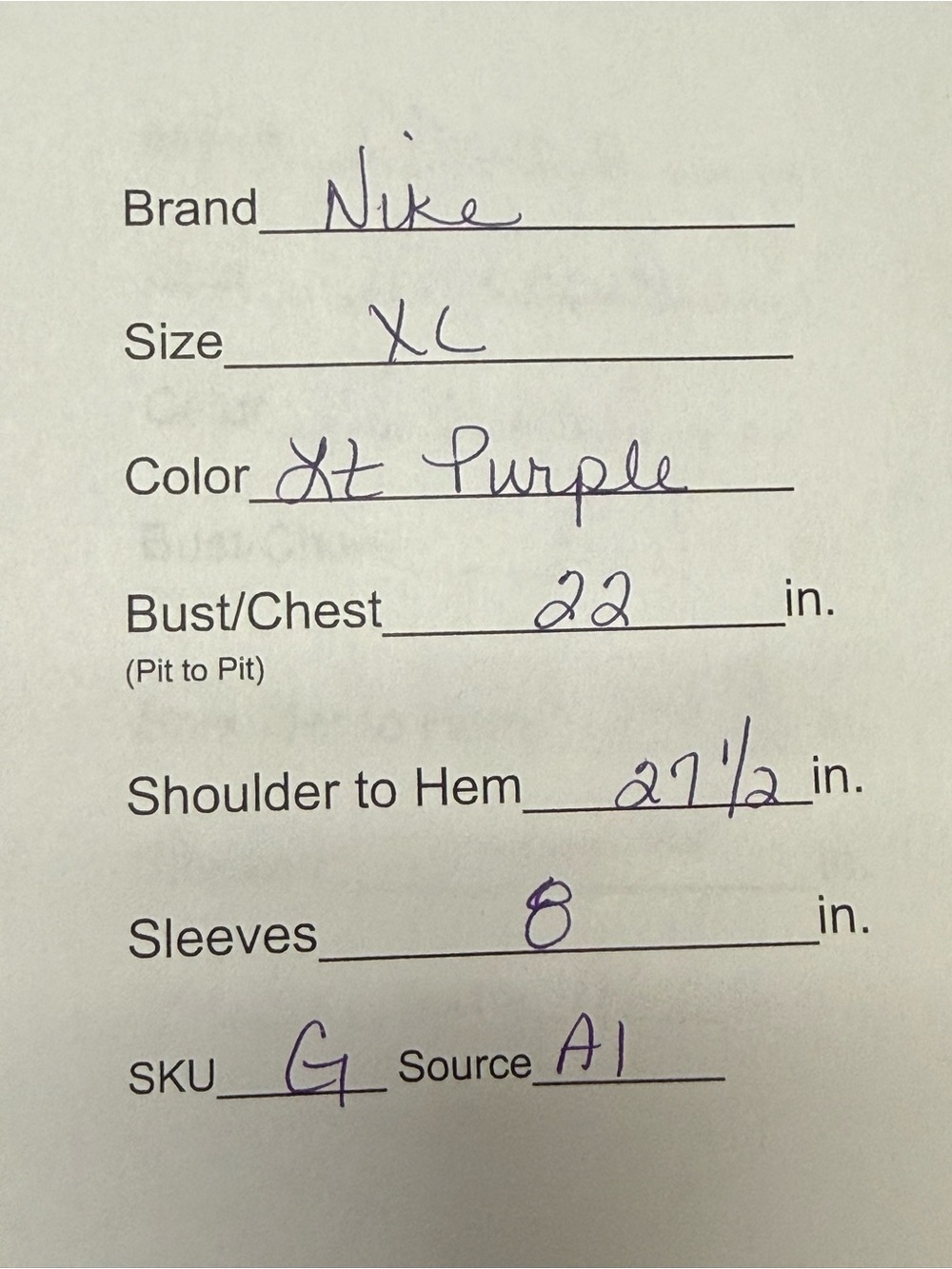 Nike Purple Futura Logo Tee XL Graphic T-Shirt Casual Athleisure Cotton - Picture 8 of 8